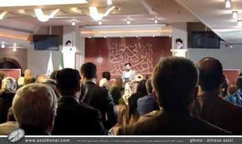 گزارش تصویری از مراسم سخنرانی و رونمایی از گنجینه ی آثار نفیس خوشنویسی موسسه ی میراث یاس یاسین با موضوع حضرت فاطمه