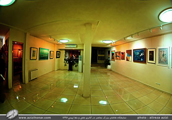 گزارش تصویری از گشایش نمایشگاه آثار نقاشان بزرگ معاصر ایران به یادمان مرتضی ممیز در گالری نقش و خط - بهمن 1396